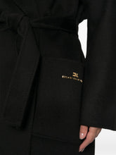 Elisabetta Franchi Coats BLACK BLACK