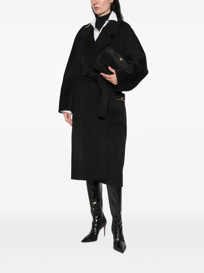 Elisabetta Franchi Coats BLACK BLACK