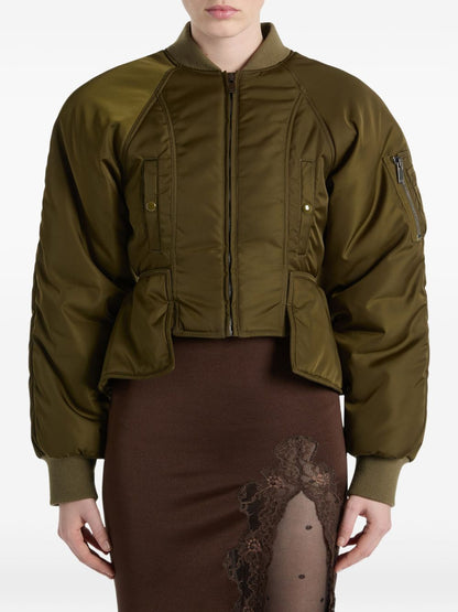 Balmain Coats Khaki Khaki