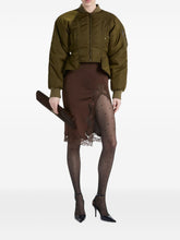 Balmain Coats Khaki Khaki