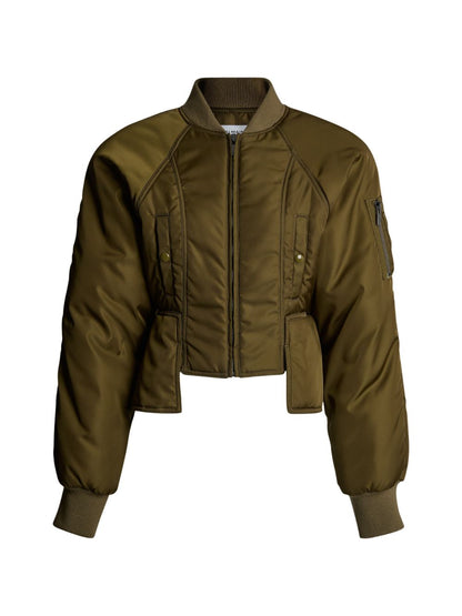 Balmain Coats Khaki Khaki