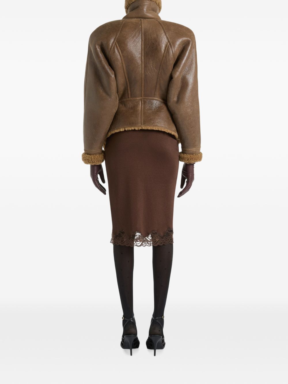 Balmain Skirts BROWN BROWN