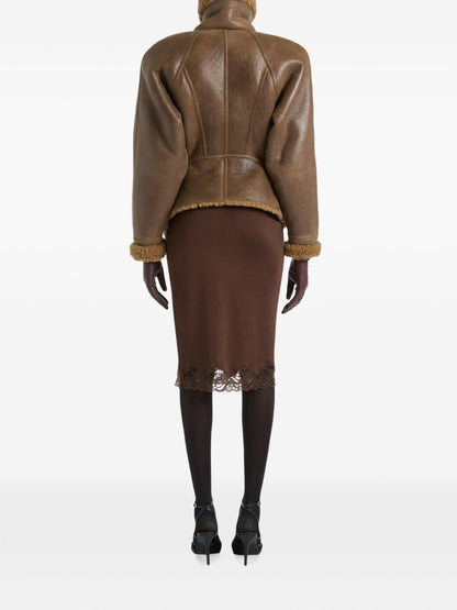 Balmain Skirts BROWN BROWN