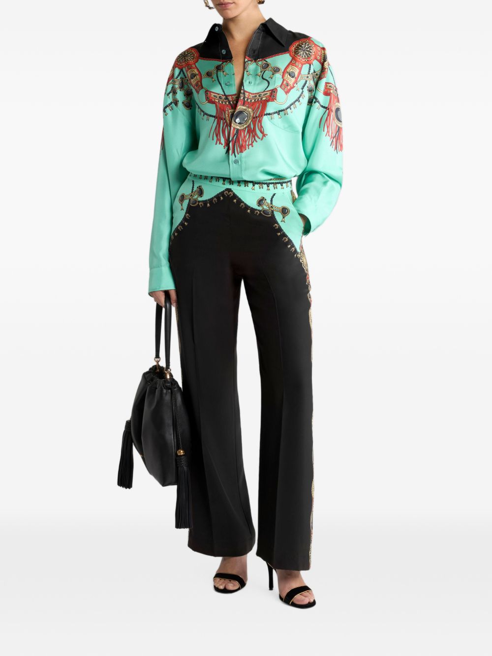 Etro Trousers BLACK BLACK