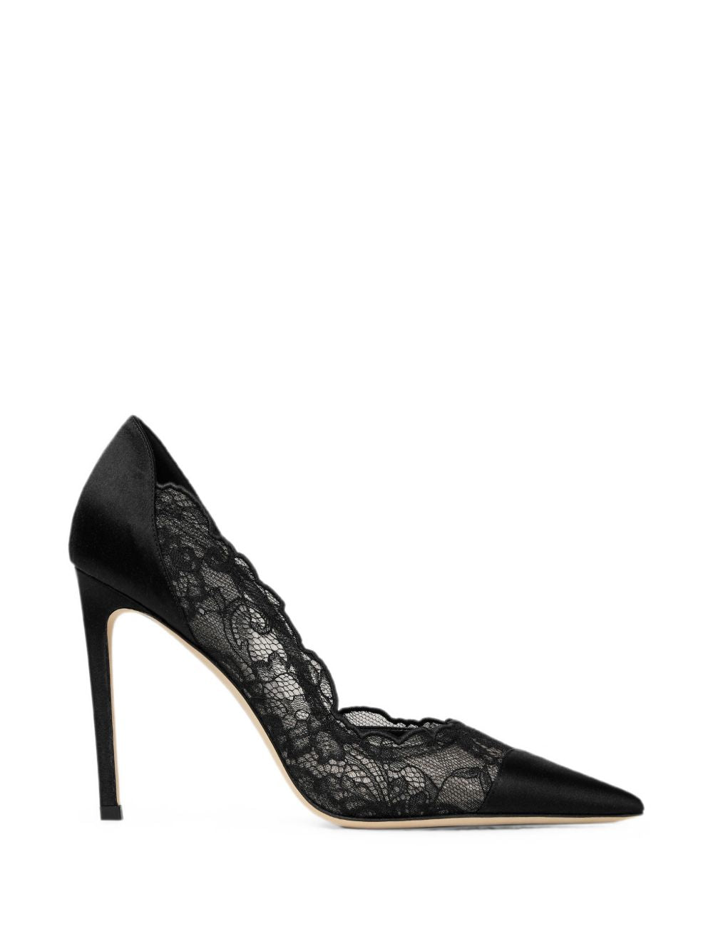 JIMMY CHOO With Heel BLACK BLACK