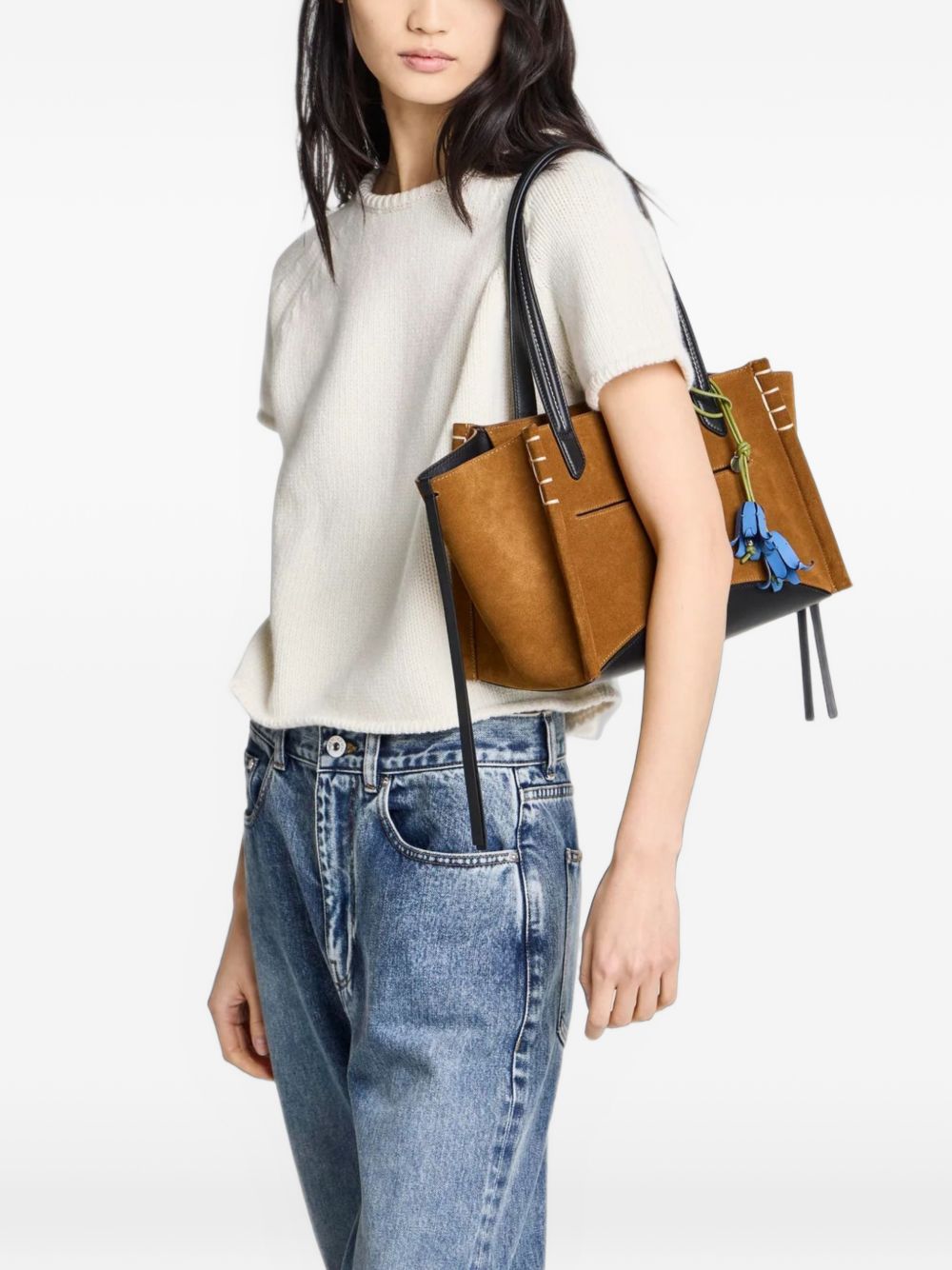 JW Anderson Elongated Loafer Cabas Bag CAMEL