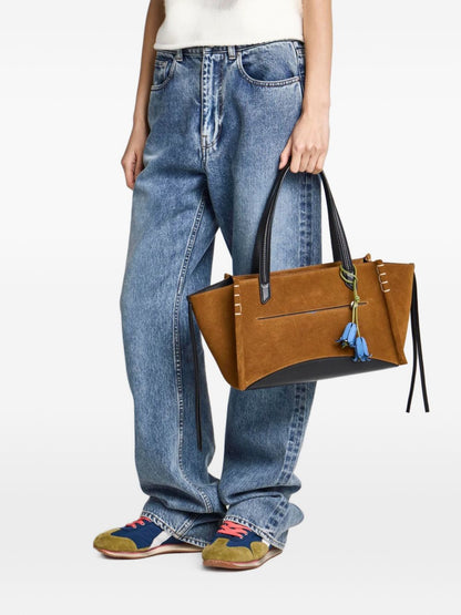 JW Anderson Elongated Loafer Cabas Bag CAMEL