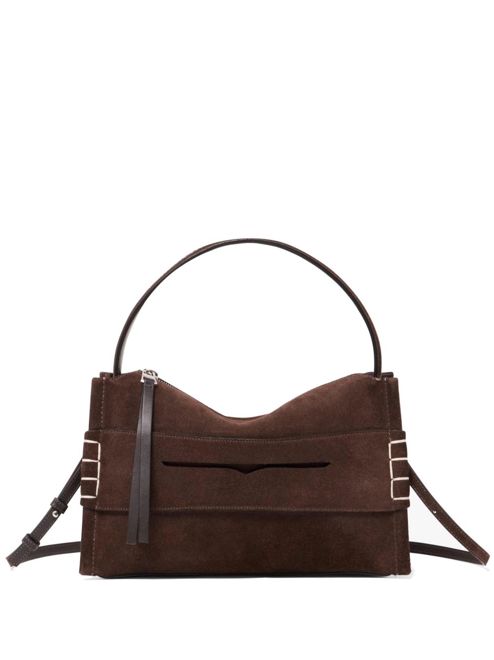 JW Anderson Suede Shoulder Bag BROWN