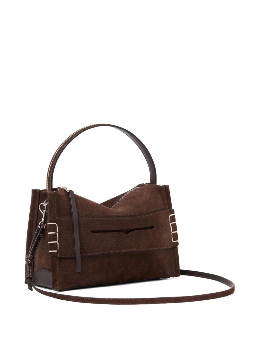 JW Anderson Suede Shoulder Bag BROWN