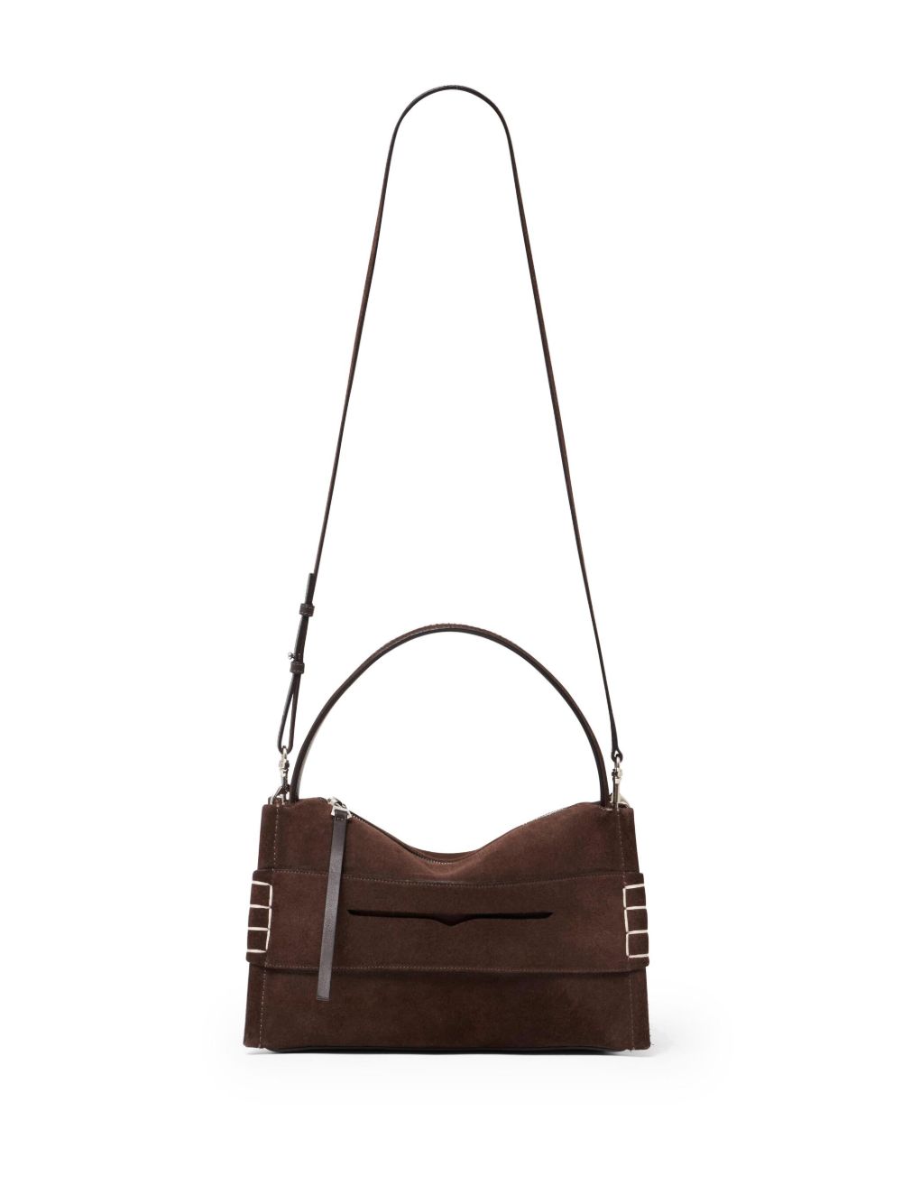 JW Anderson Suede Shoulder Bag BROWN