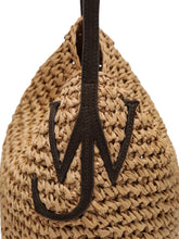 JW Anderson Anchor Logo Raffia Tote BEIGE