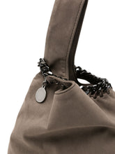 Stella McCartney Chain-Trim Suede Shoulder Bag BROWN