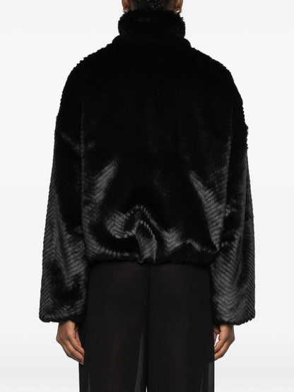 Forte Forte Coats BLACK BLACK