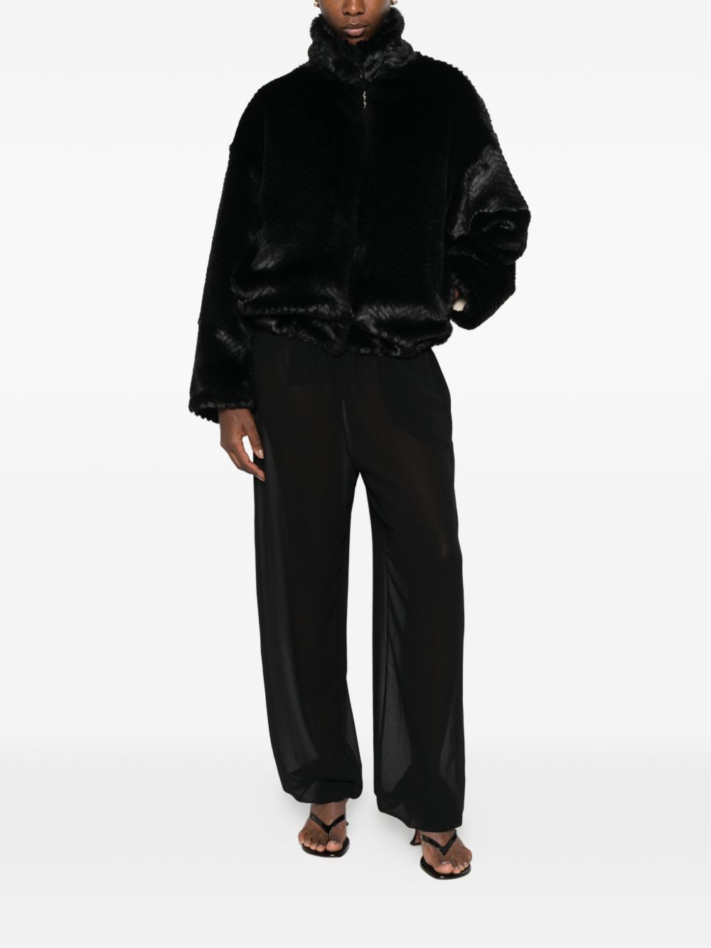 Forte Forte Coats BLACK BLACK