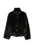 Forte Forte Coats BLACK BLACK