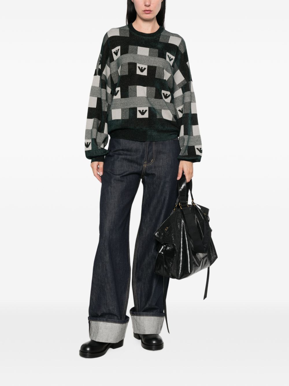 Emporio Armani Sweaters Gray Gray