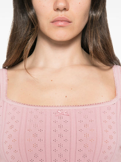 JW Anderson Cotton Tank Top PINK