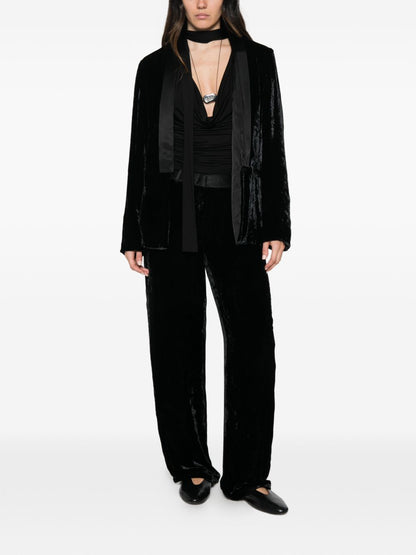 Forte Forte Trousers BLACK BLACK