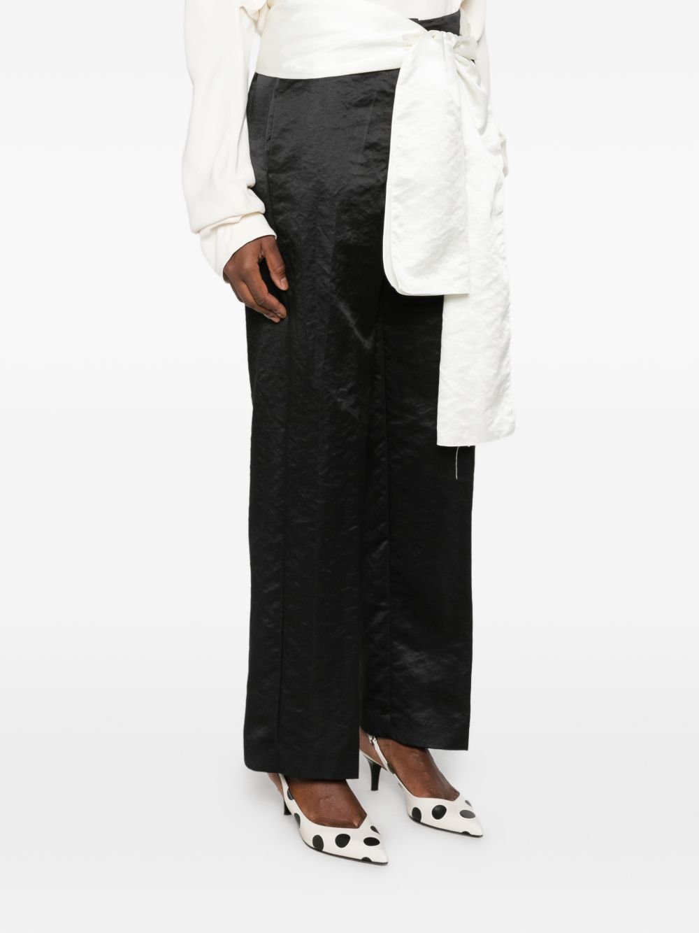 Forte Forte Trousers BLACK BLACK