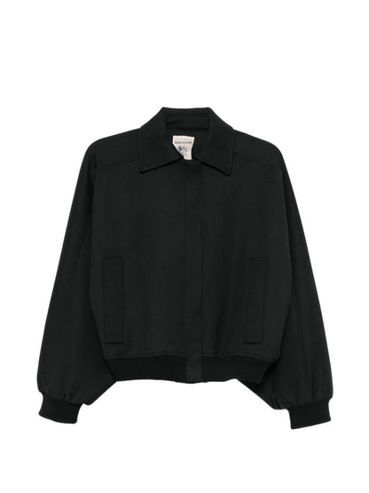 Semicouture Coats BLACK BLACK
