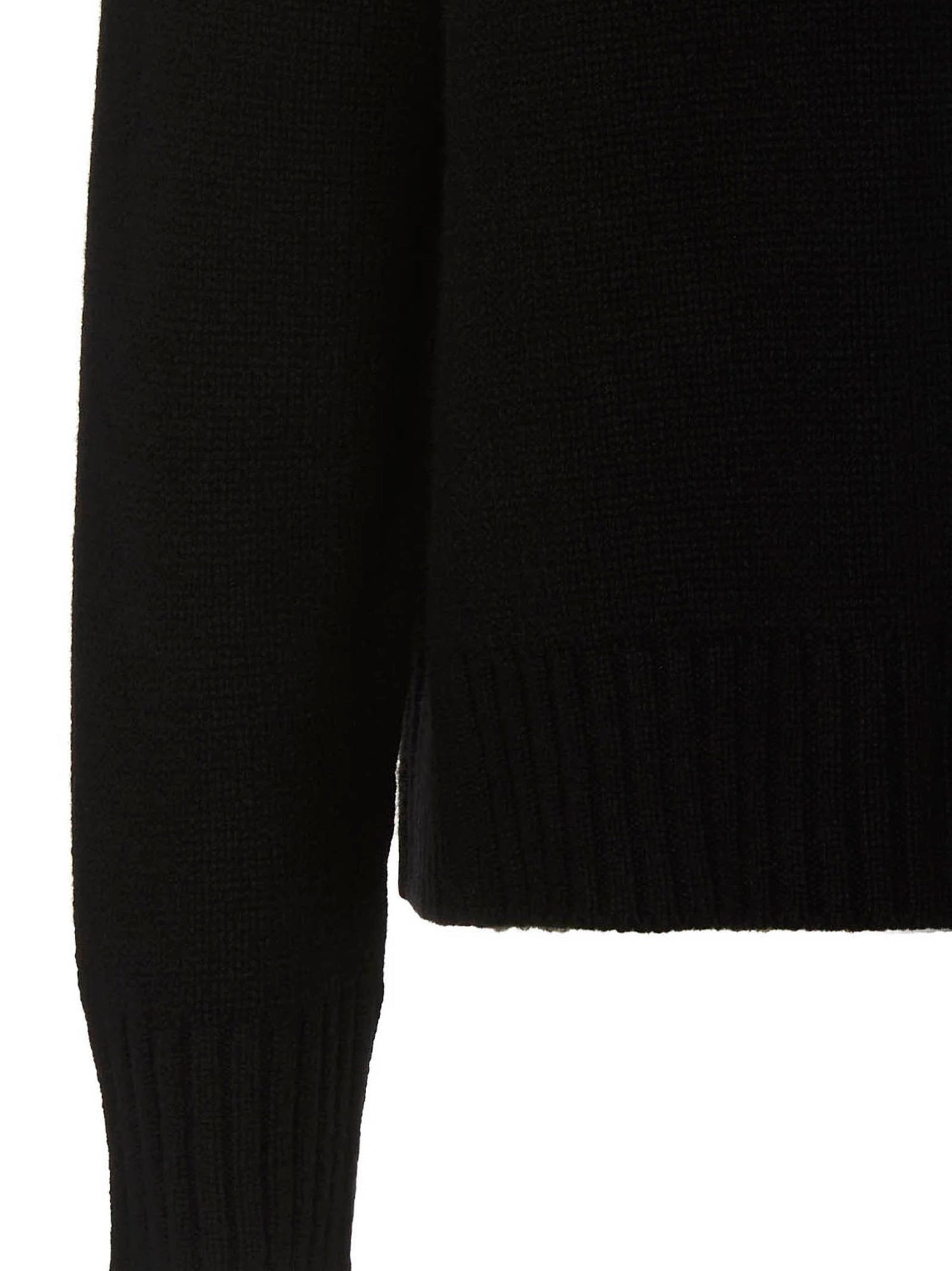 Jil Sander Cashmere Blend Sweater Black