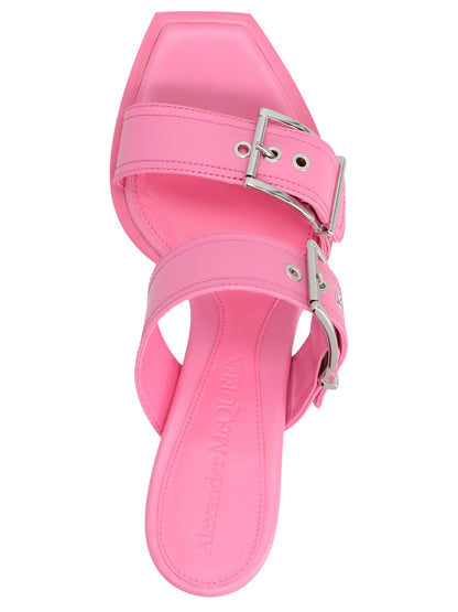 Alexander McQueen Punk’ Sandals Pink