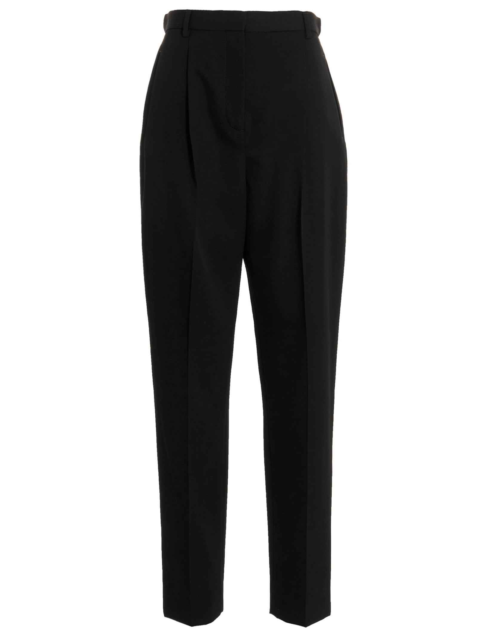 Tory Burch Wool Twill Pants Black