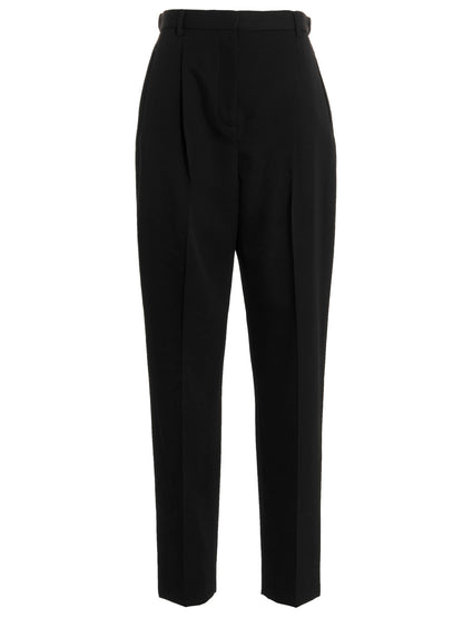 Tory Burch Wool Twill Pants Black