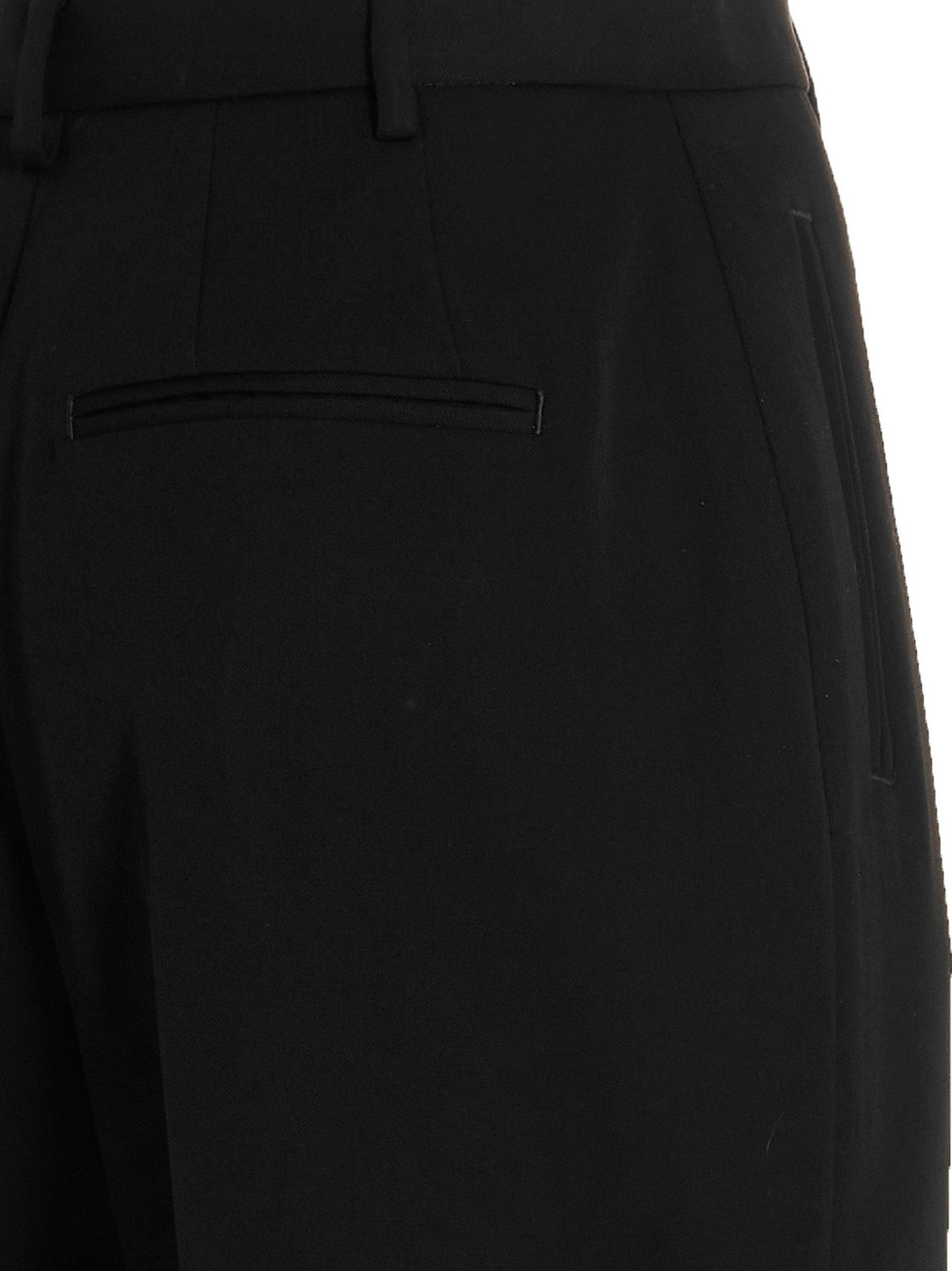 Tory Burch Wool Twill Pants Black