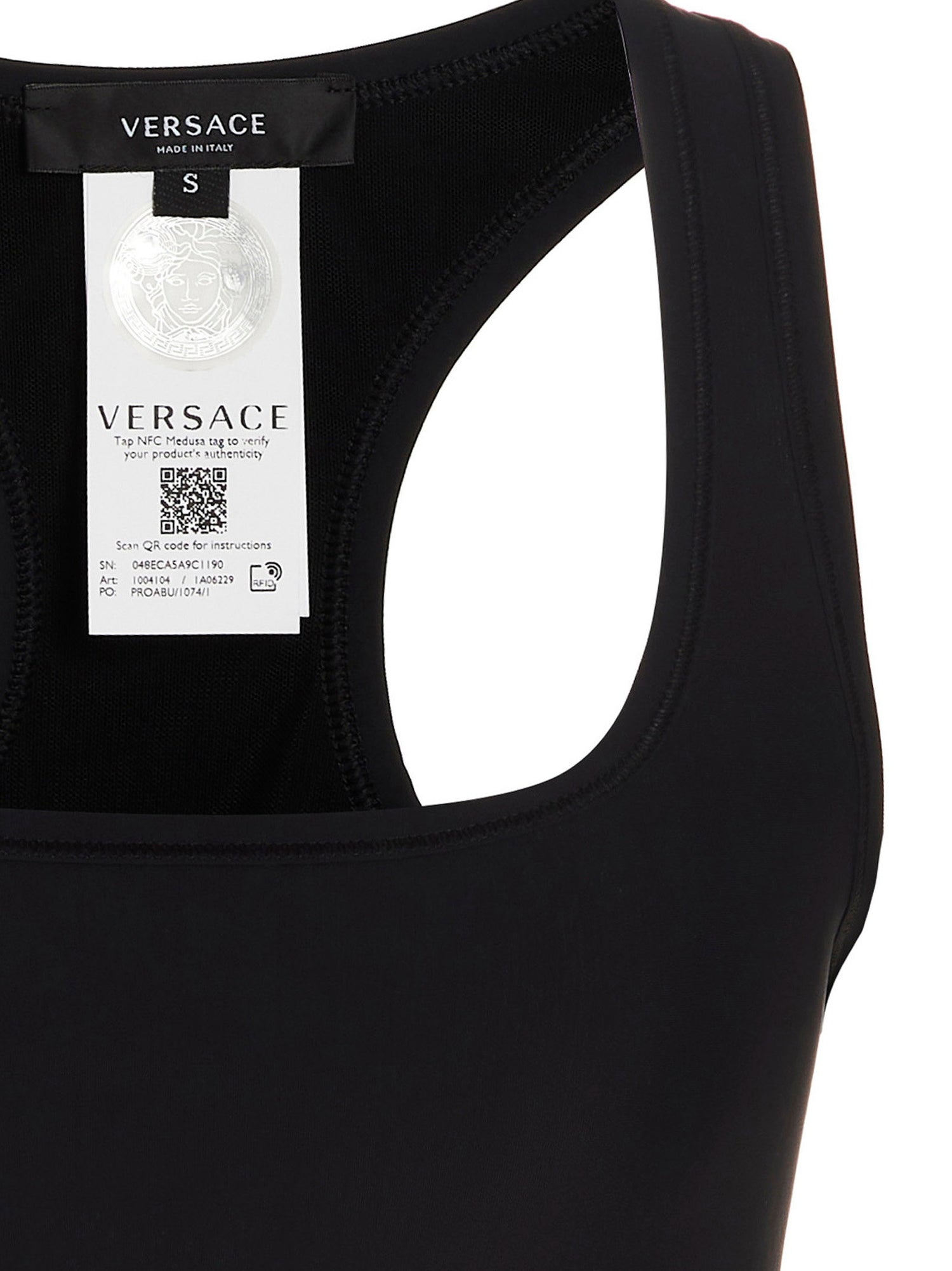 Versace Medusa Sports Top Black  