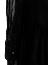 Jil Sander Pleated Skirt Dress Black