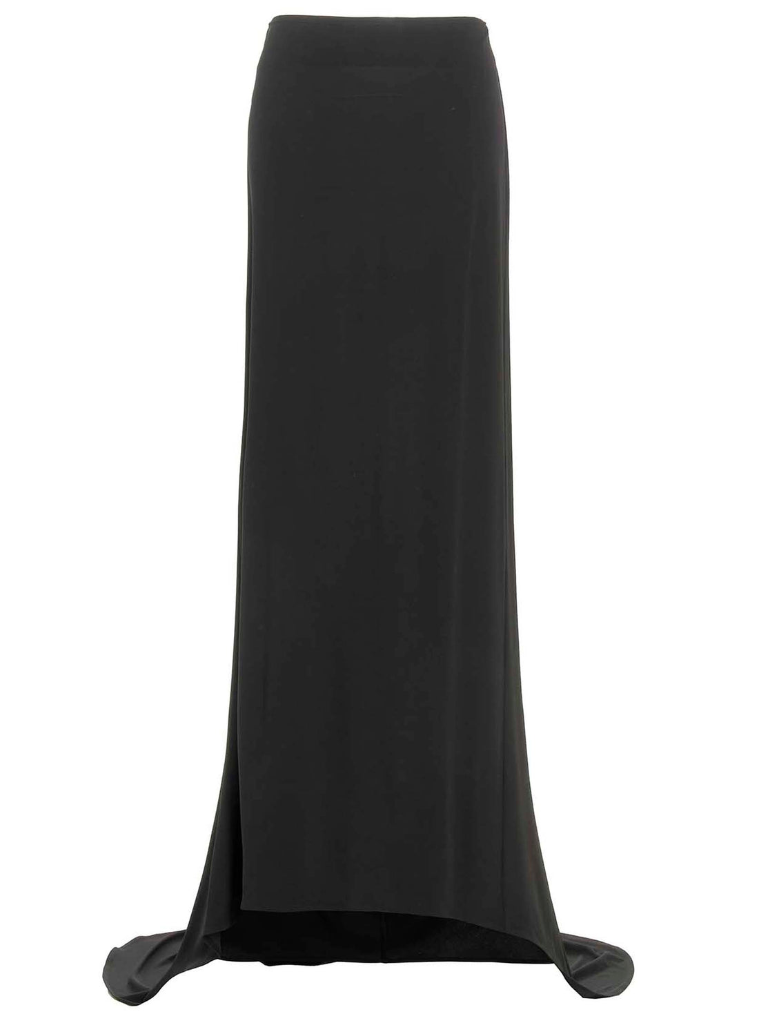 Magda Butrym Asymmetrical Long Skirt Black