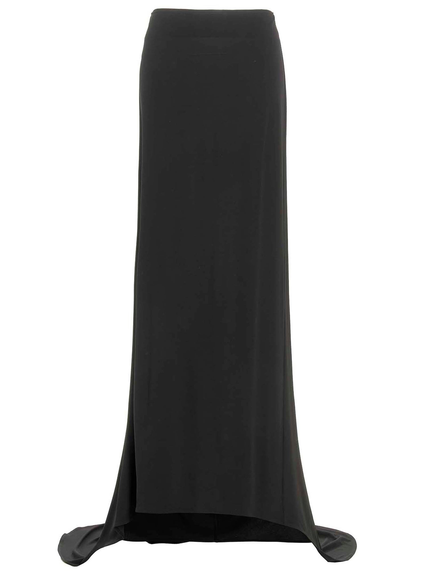 Magda Butrym Asymmetrical Long Skirt Black