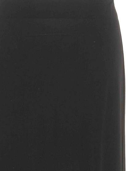 Magda Butrym Asymmetrical Long Skirt Black