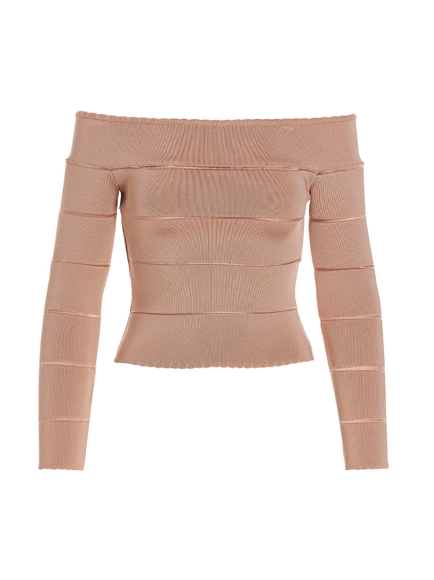 Alexandre Vauthier Off-shoulder Top Pink