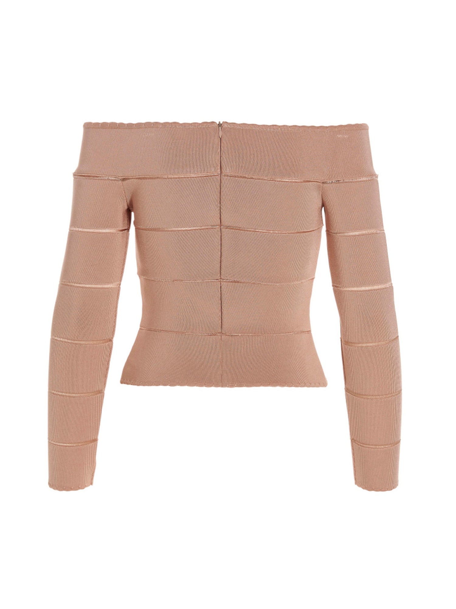 Alexandre Vauthier Off-shoulder Top Pink