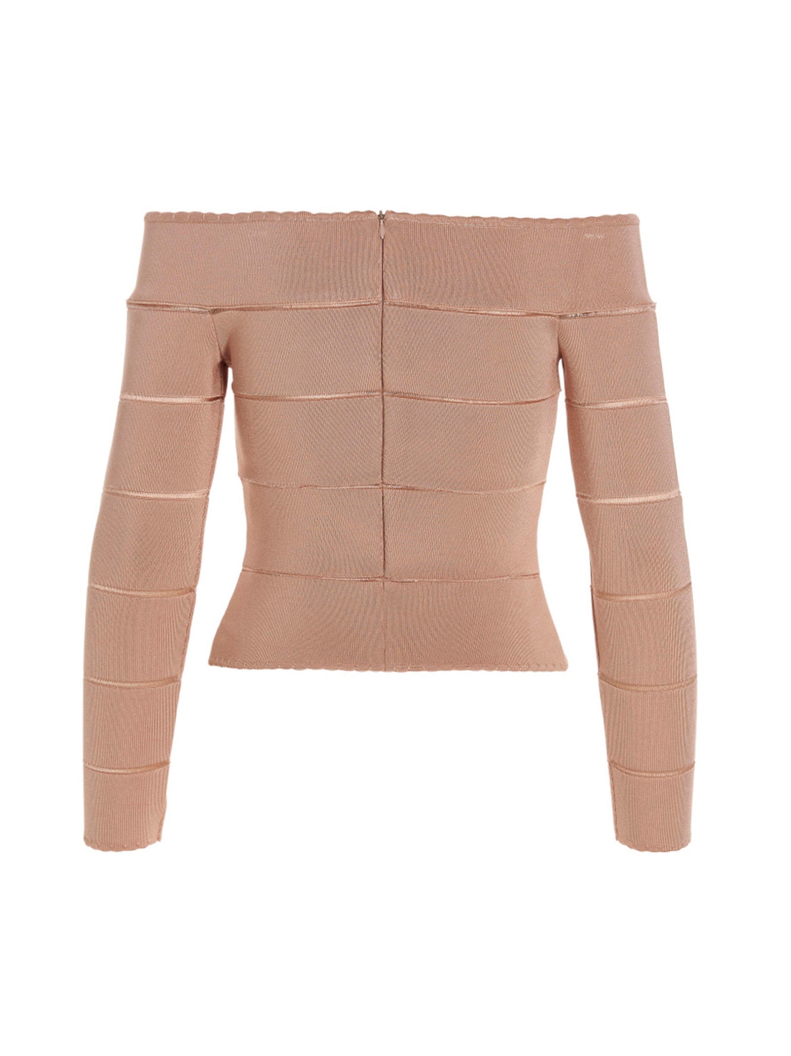 Alexandre Vauthier Off-shoulder Top Pink