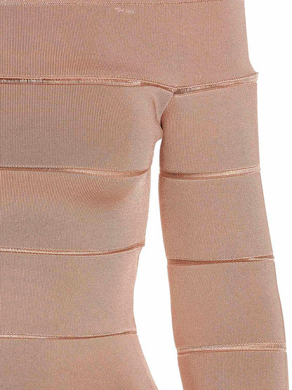 Alexandre Vauthier Off-shoulder Top Pink