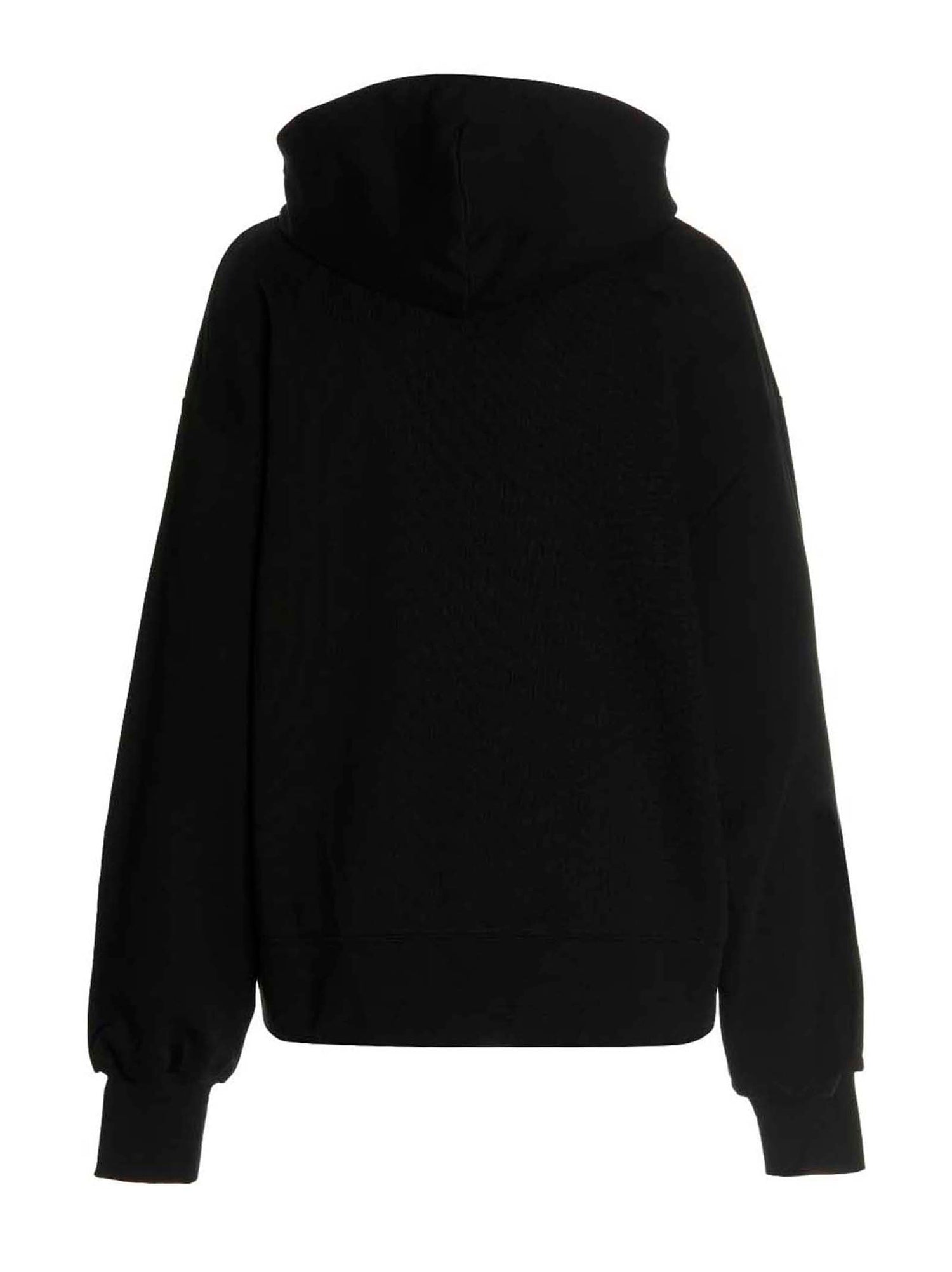 Gcds Dont Care Capsule Hoodie With Dont Care Capsule Black
