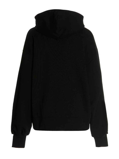 Gcds Dont Care Capsule Hoodie With Dont Care Capsule Black