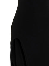 David Koma Open Leg Cami Dress Black