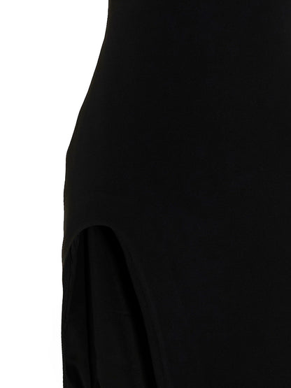 David Koma Open Leg Cami Dress Black