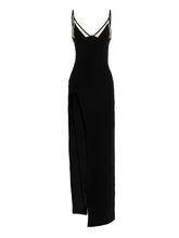 David Koma Open Leg Cami Dress Black