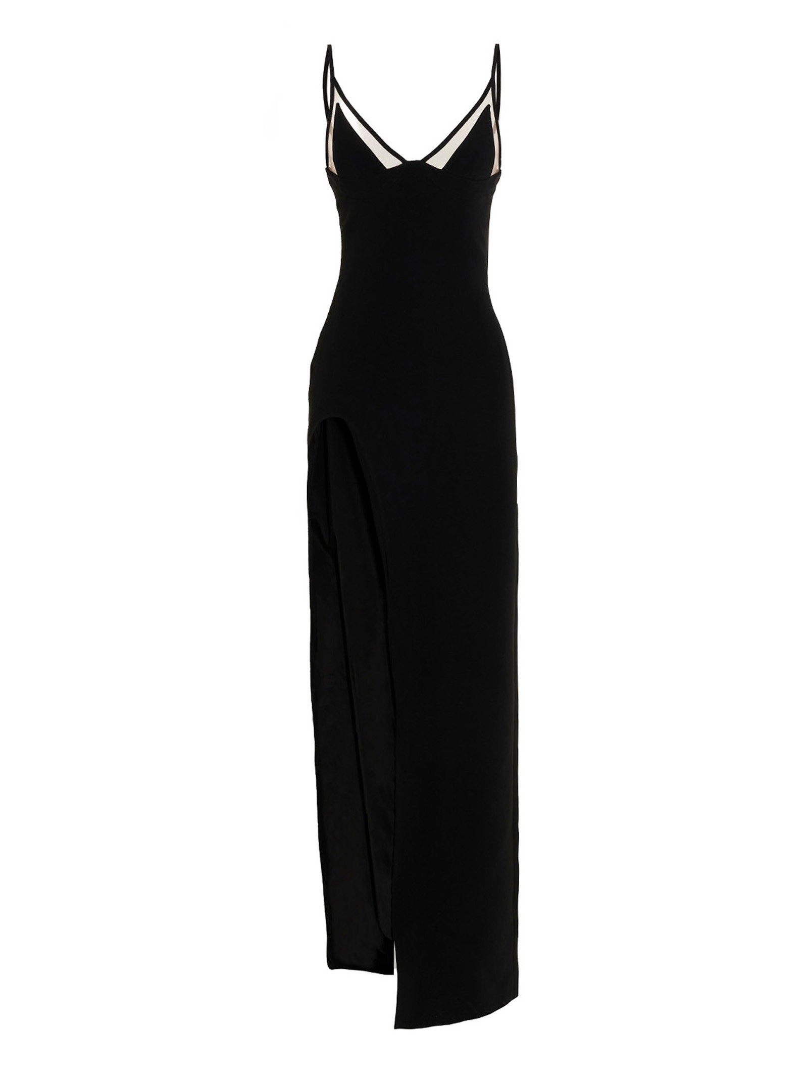 David Koma Open Leg Cami Dress Black