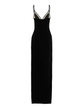 David Koma Open Leg Cami Dress Black