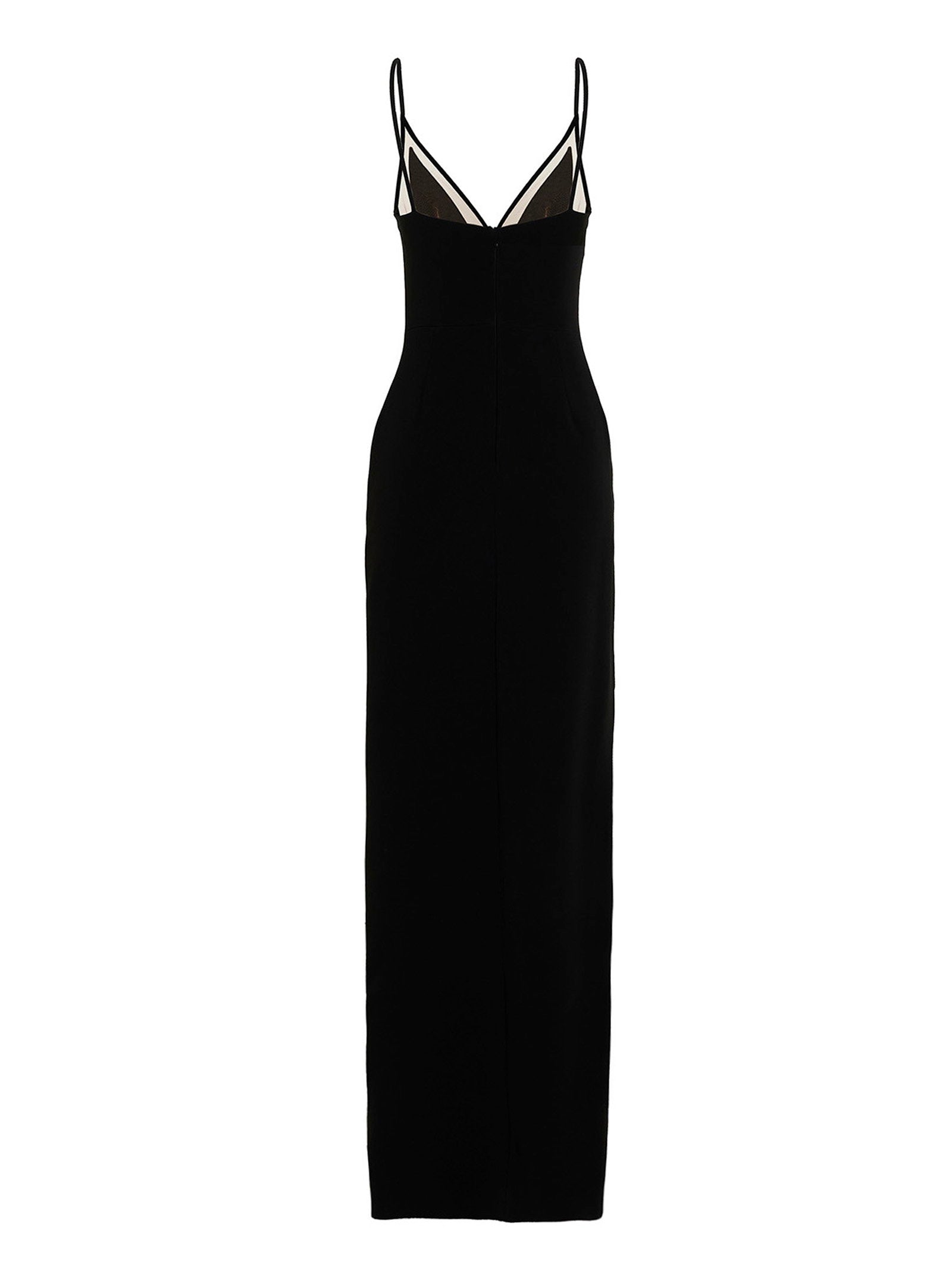 David Koma Open Leg Cami Dress Black
