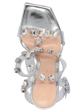 Gianvito Rossi Glass Sandals Silver