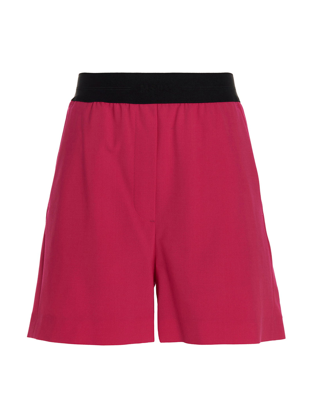 Msgm Wool Bermuda Shorts Fuchsia
