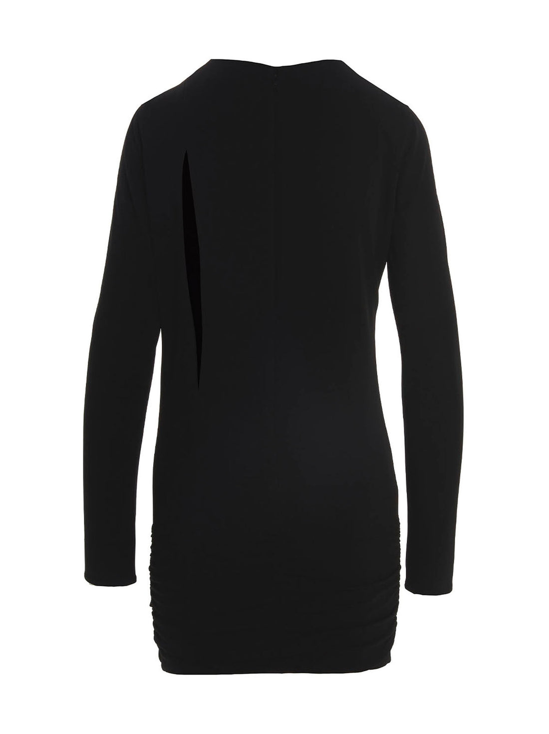 Versace Cut Out Jersey Dress Black