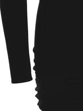 Versace Cut Out Jersey Dress Black